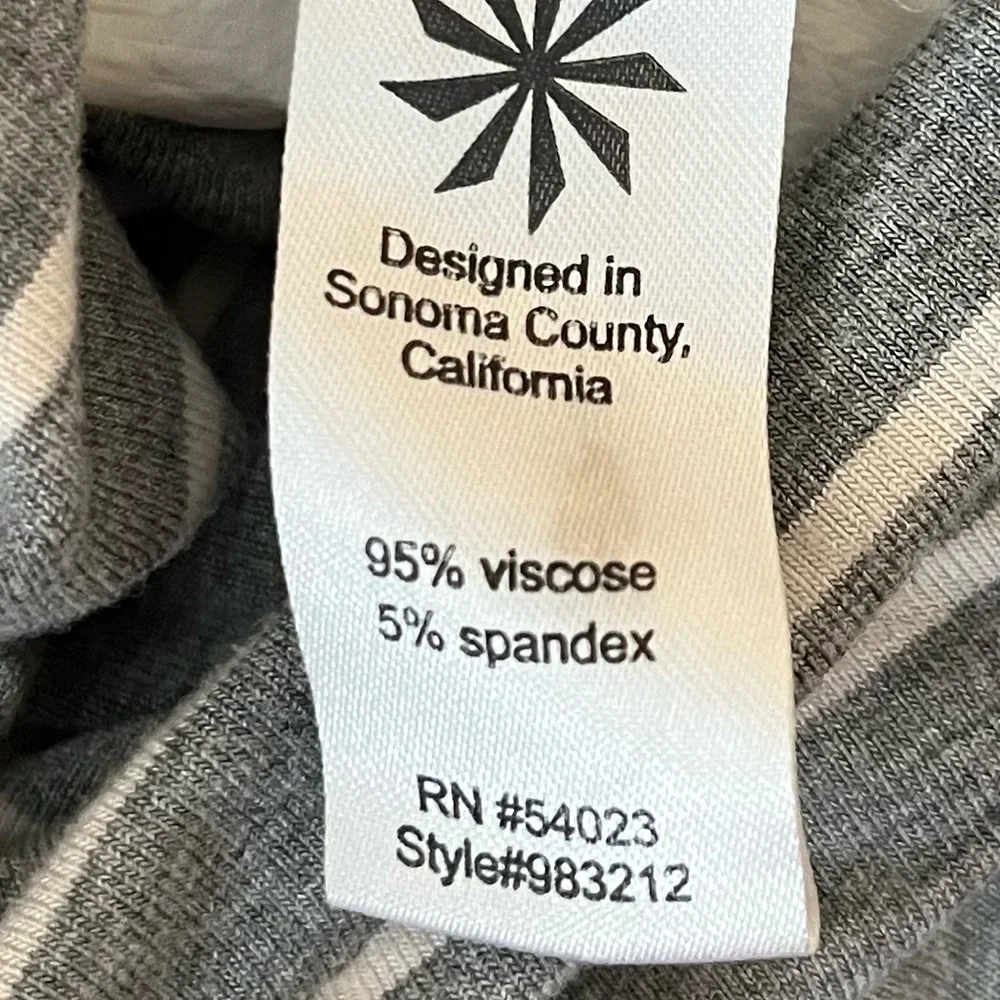 Athleta Racerback Striped Tee Dress - Size Small